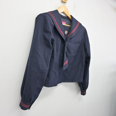【中古】群馬県 太田市立西中学校 女子制服 2点 (セーラー服) sf098150