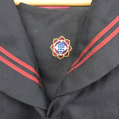 【中古】群馬県 太田市立西中学校 女子制服 2点 (セーラー服) sf098150