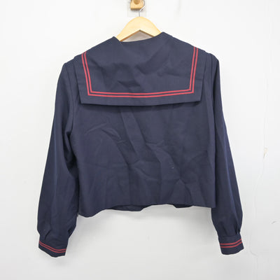 【中古】群馬県 太田市立西中学校 女子制服 2点 (セーラー服) sf098150