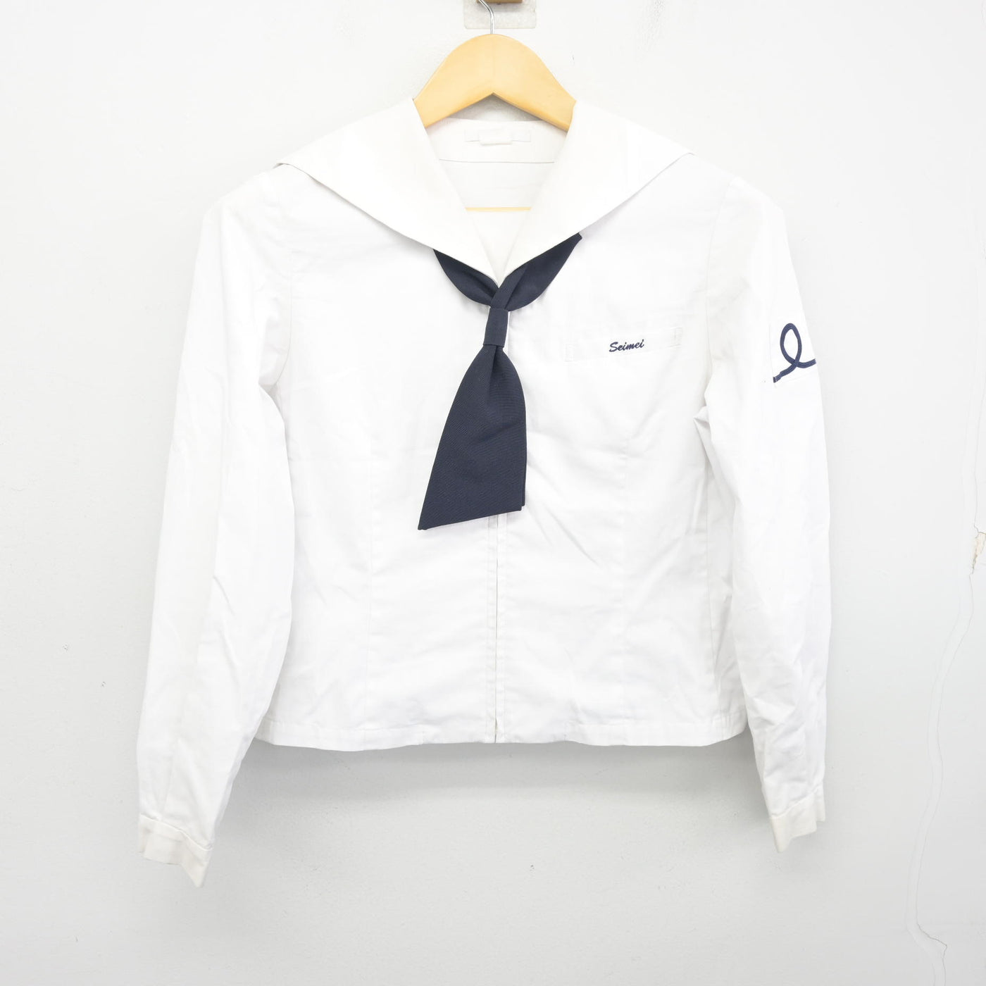 【中古】群馬県 伊勢崎清明高等学校 女子制服 2点 (セーラー服) sf098158