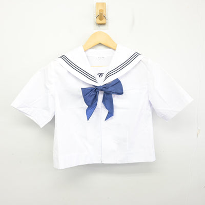 【中古】埼玉県 越谷市立中央中学校 女子制服 3点 (セーラー服・スカート) sf098160