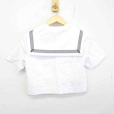 【中古】埼玉県 越谷市立中央中学校 女子制服 3点 (セーラー服・スカート) sf098160