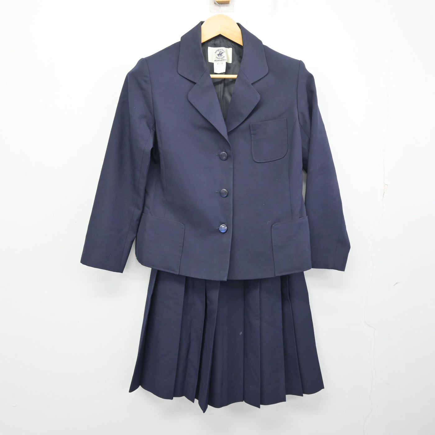 【中古】宮城県 石巻市立住吉中学校 女子制服 2点 (ブレザー・スカート) sf098162