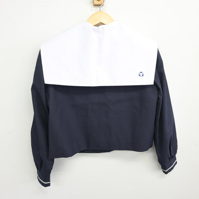 【中古】静岡県  静岡市立高等学校 女子制服 4点 (ニット・セーラー服・スカート) sf098173