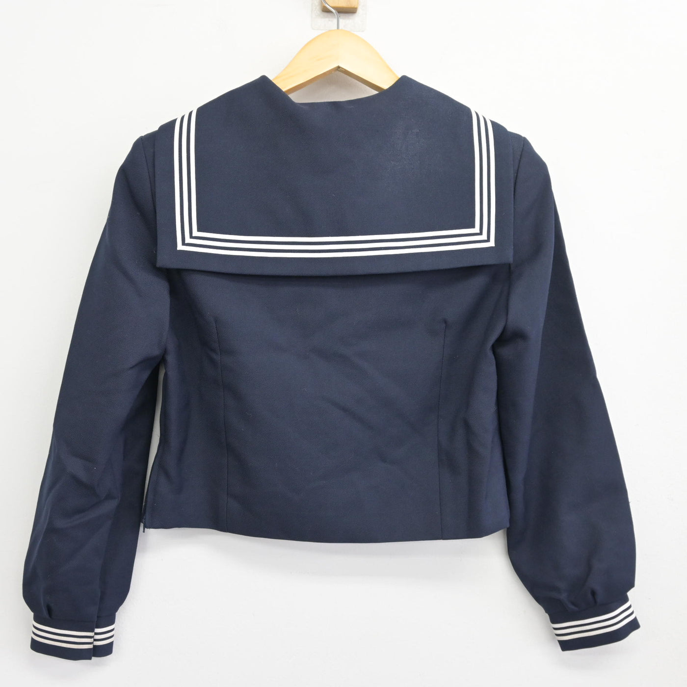 【中古】埼玉県 本庄高等学校 女子制服 4点 (ニット・セーラー服・スカート) sf098175