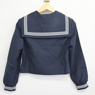 【中古】埼玉県 本庄高等学校 女子制服 4点 (ニット・セーラー服・スカート) sf098175