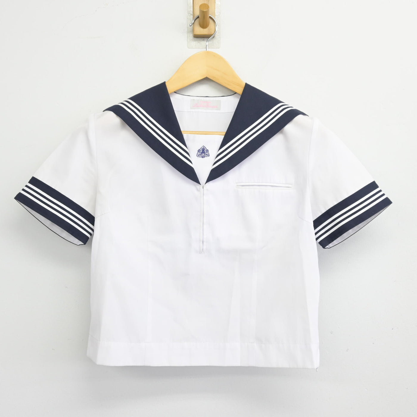 【中古】埼玉県 本庄高等学校 女子制服 2点 (セーラー服・スカート) sf098176