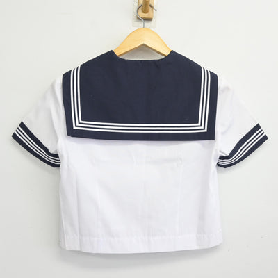 【中古】埼玉県 本庄高等学校 女子制服 2点 (セーラー服・スカート) sf098176