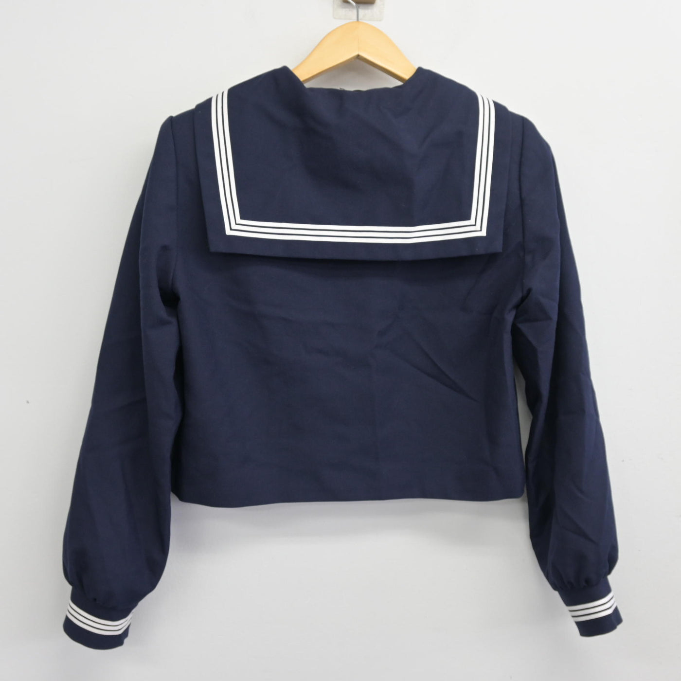【中古】兵庫県 平岡中学校 女子制服 4点 (セーラー服・スカート) sf098178