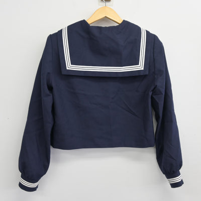 【中古】兵庫県 平岡中学校 女子制服 4点 (セーラー服・スカート) sf098178