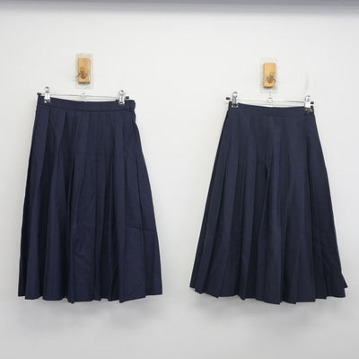 【中古】兵庫県 平岡中学校 女子制服 4点 (セーラー服・スカート) sf098179