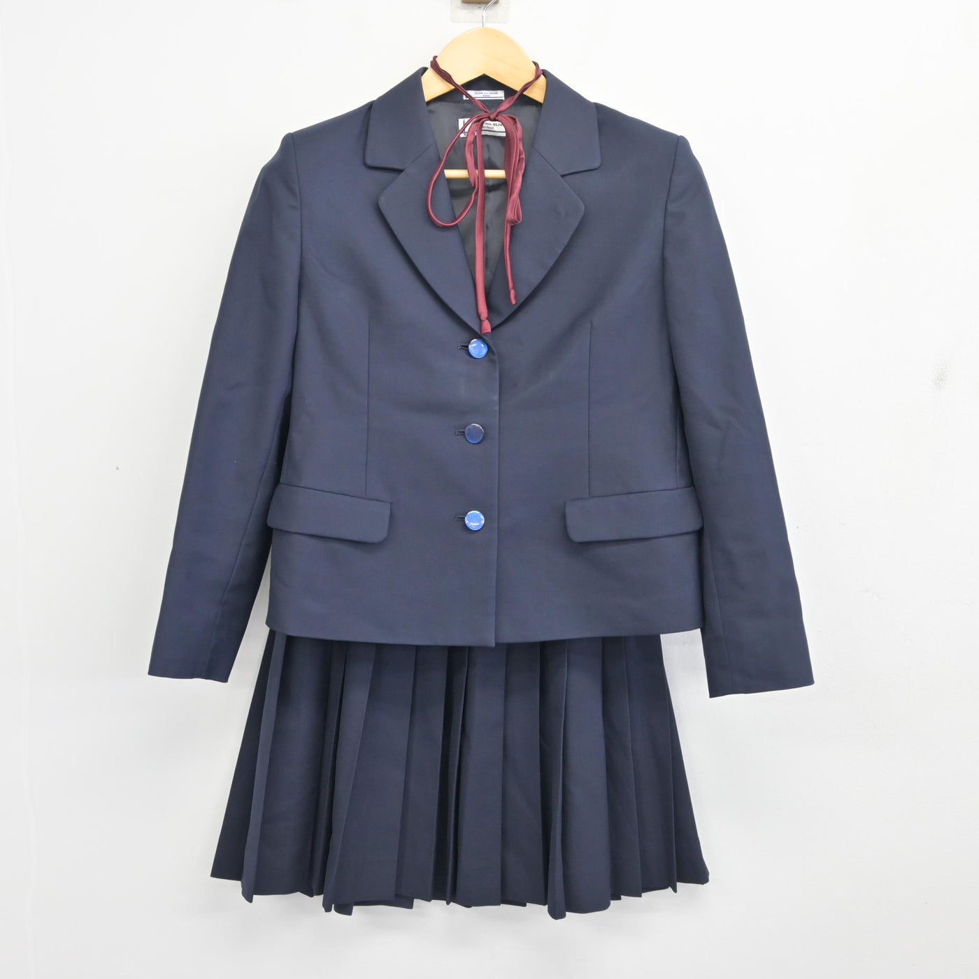 【中古】岐阜県 岐阜北高等学校 女子制服 3点 (ブレザー・スカート) sf098189