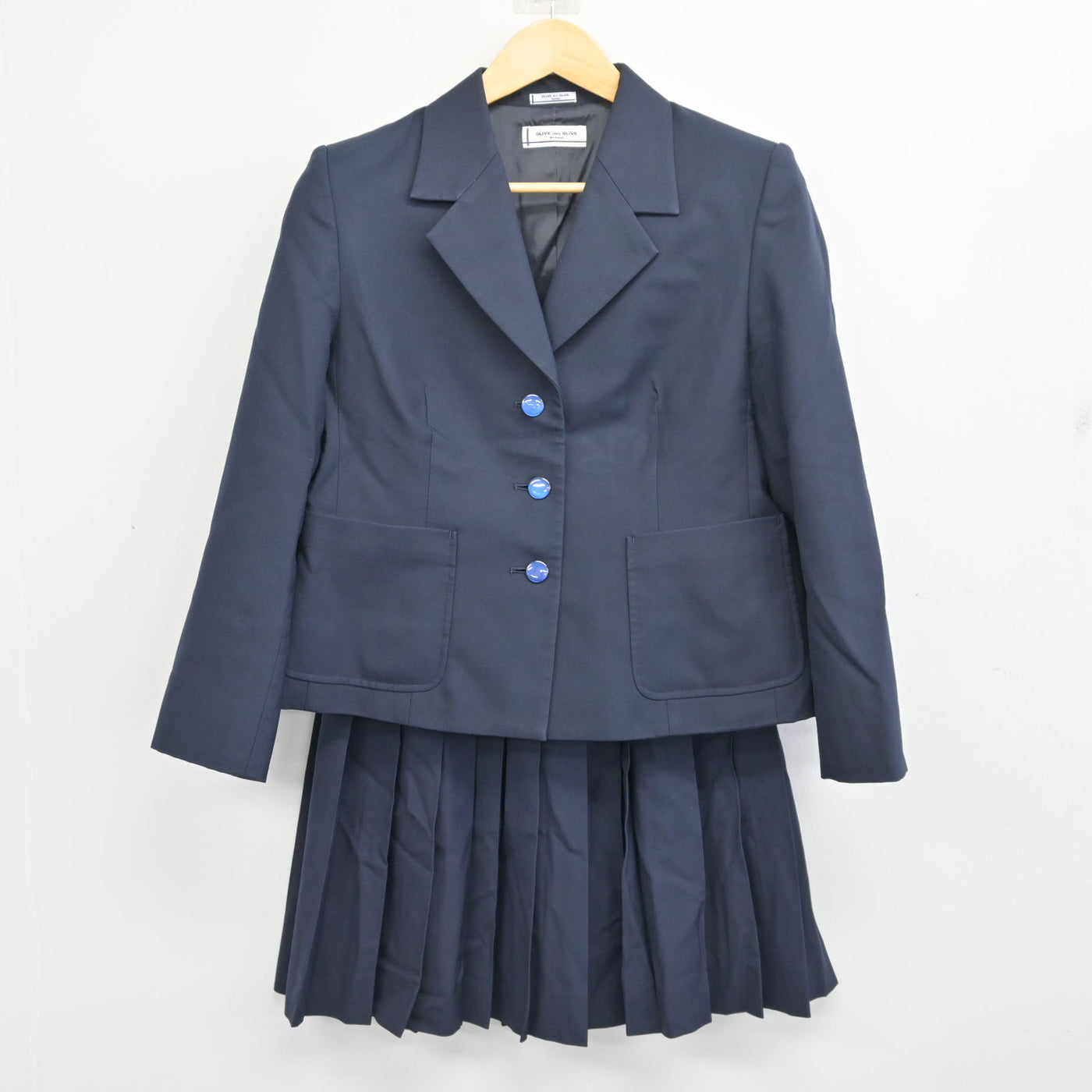 【中古】岐阜県 長良高等学校 女子制服 2点 (ブレザー・スカート) sf098191
