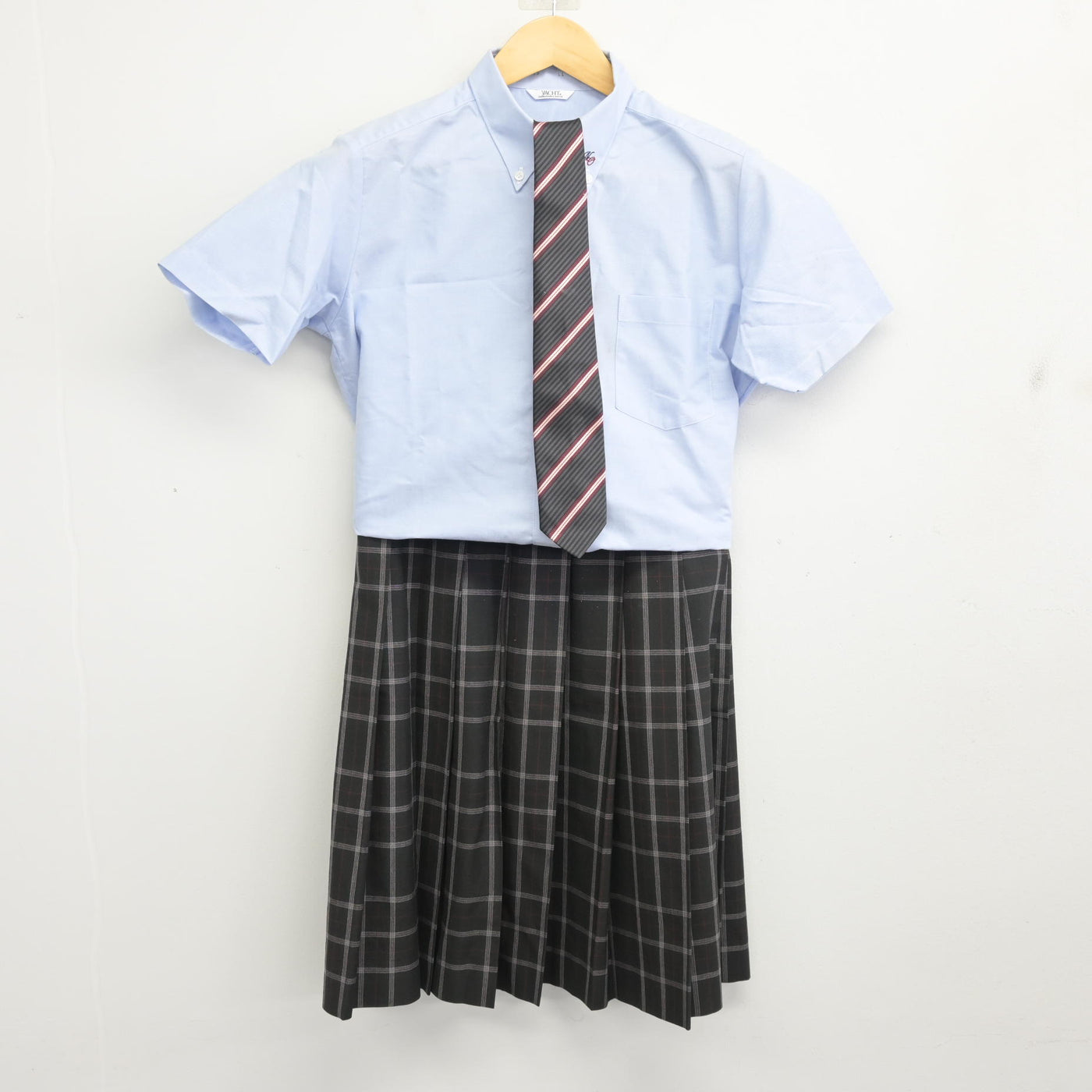 【中古】千葉県 流山おおたかの森高等学校 女子制服 3点 (シャツ・スカート) sf098194