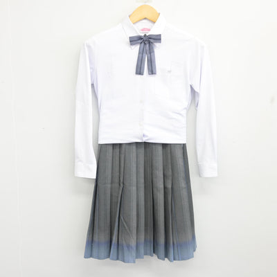 【中古】神奈川県 聖園女学院中学校・高等学校 女子制服 5点 (ブレザー・ニット・シャツ・スカート) sf098200