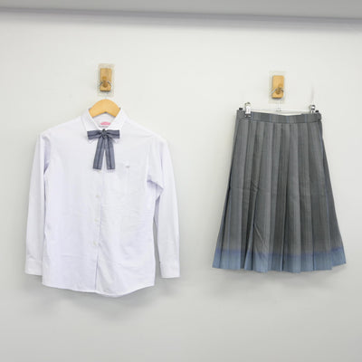 【中古】神奈川県 聖園女学院中学校・高等学校 女子制服 5点 (ブレザー・ニット・シャツ・スカート) sf098200