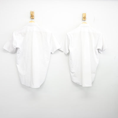 【中古】京都府 京都教育大学附属桃山中学校 男子制服 2点 (シャツ) sf098215