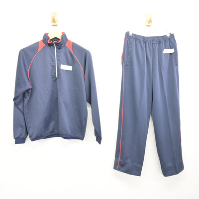 【中古】京都府 京都教育大学附属桃山中学校 男子制服 2点 (ジャージ 上・ジャージ 下) sf098217