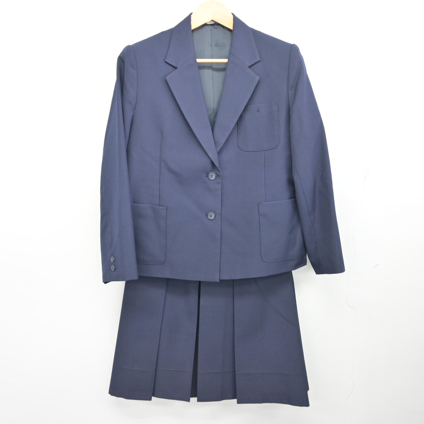 【中古】大阪府 長尾高等学校 女子制服 2点 (ブレザー・スカート) sf098219