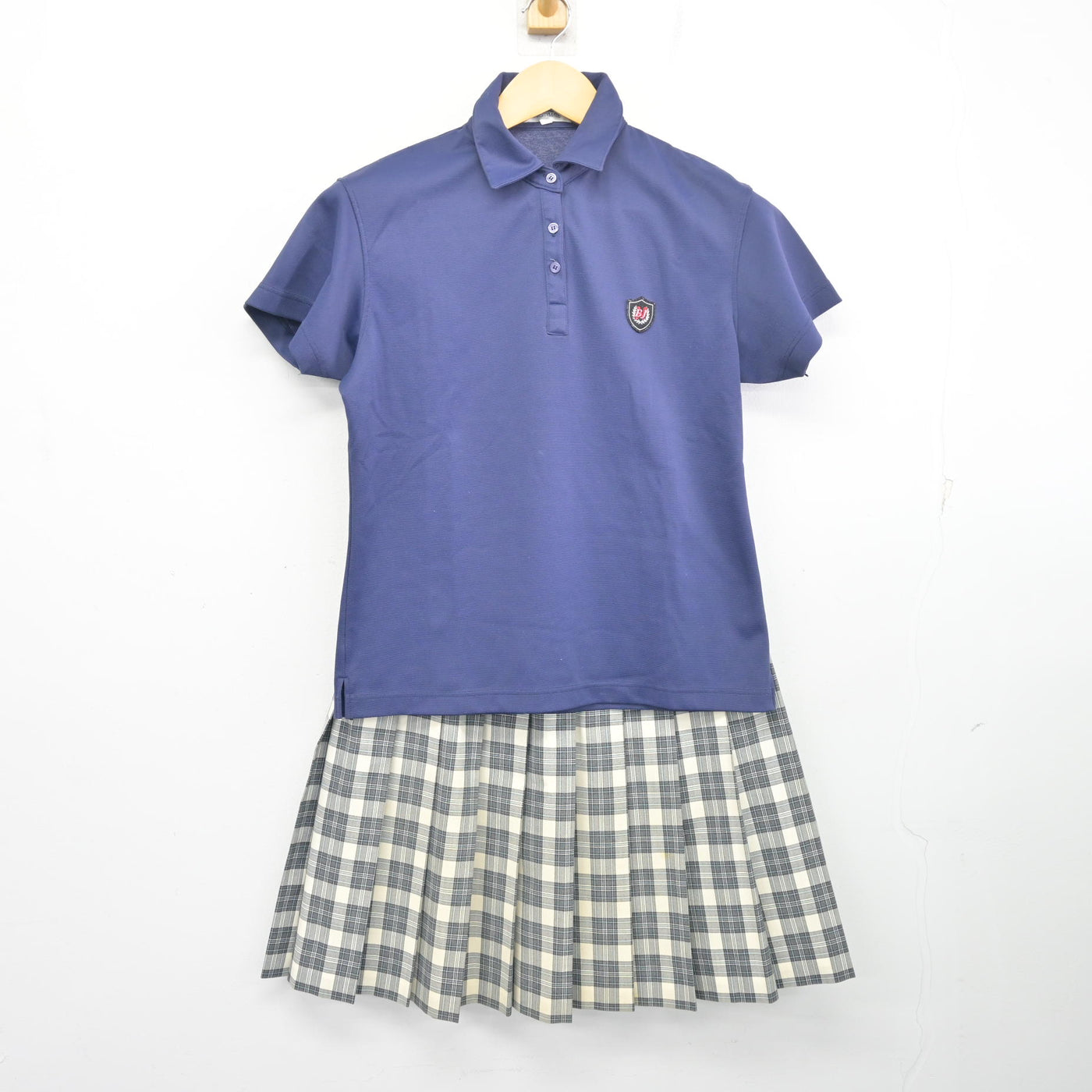 【中古】東京都 日本大学豊山女子高等学校/旧制服 女子制服 2点 (シャツ・スカート) sf098226