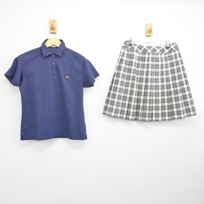 【中古】東京都 日本大学豊山女子高等学校/旧制服 女子制服 2点 (シャツ・スカート) sf098226
