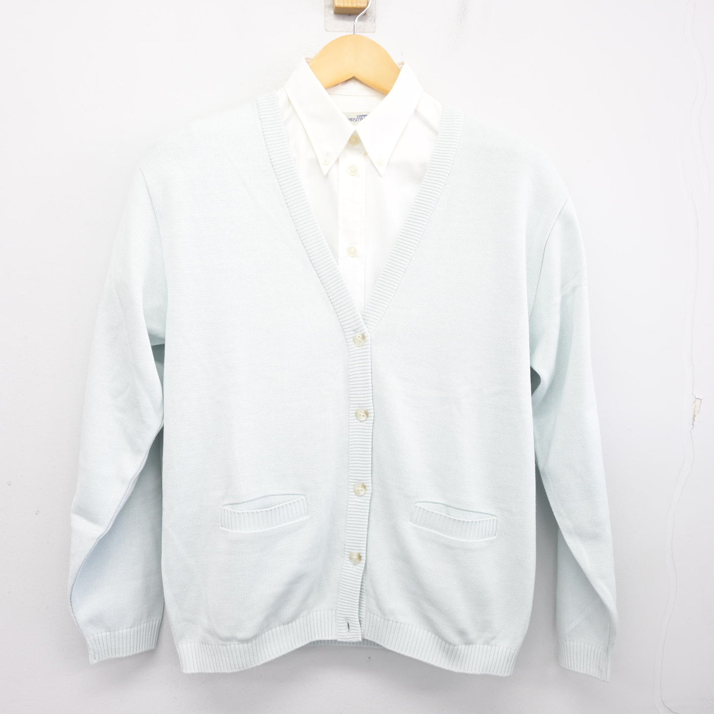 【中古】東京都 日本大学豊山女子高等学校/旧制服 女子制服 2点 (ニット・シャツ) sf098227