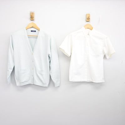 【中古】東京都 日本大学豊山女子高等学校/旧制服 女子制服 2点 (ニット・シャツ) sf098227