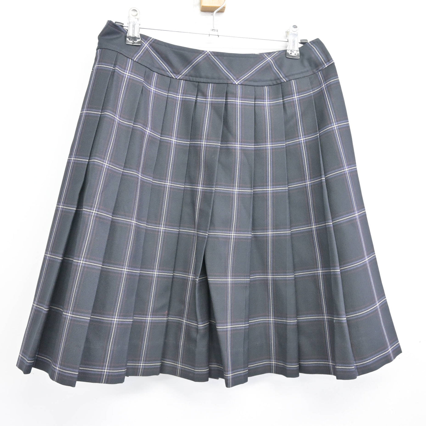 【中古】東京都 日本大学豊山女子高等学校 女子制服 2点 (ニットベスト・スカート) sf098229
