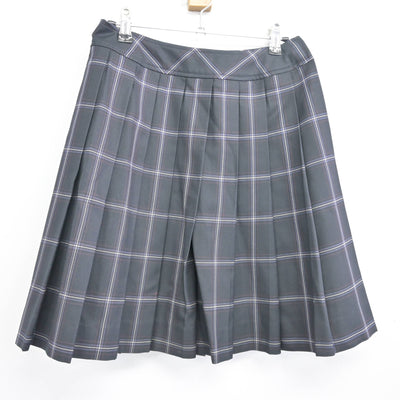【中古】東京都 日本大学豊山女子高等学校 女子制服 2点 (ニットベスト・スカート) sf098229