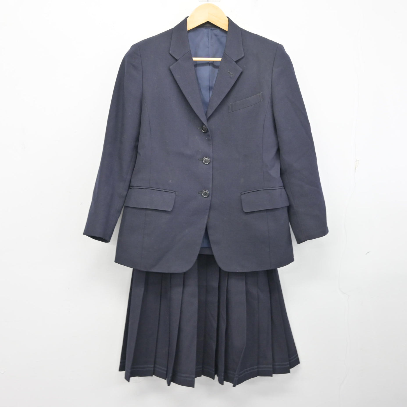中古】千葉県 千葉県立銚子高等学校 女子制服 3点 (ブレザー・スカート