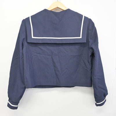 【中古】宮崎県 宮崎西中学校 女子制服 3点 (セーラー服・スカート) sf098283