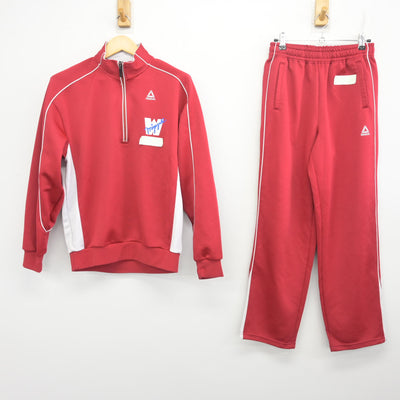 【中古】宮崎県 宮崎西中学校 女子制服 2点 (ジャージ 上・ジャージ 下) sf098285