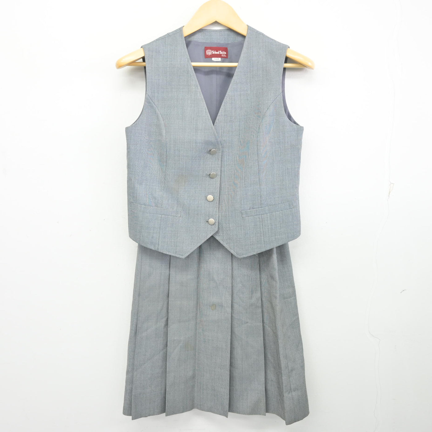 【中古】千葉県 村上中学校 女子制服 3点 (ブレザー・ベスト・スカート) sf098301