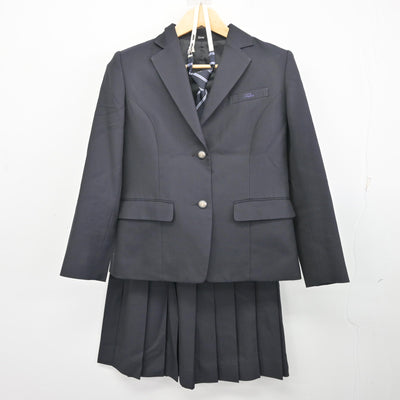 【中古】千葉県 東邦大学付属東邦高等学校 女子制服 3点 (ブレザー・スカート) sf098306