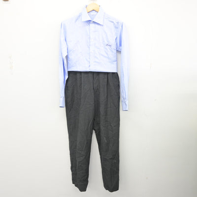 【中古】大阪府 大阪産業大学附属高等学校 男子制服 5点 (ブレザー・シャツ・ズボン) sf098325