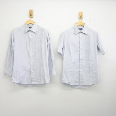 【中古】東京都 かえつ有明中・高等学校 男子制服 2点 (シャツ・シャツ) sf098343
