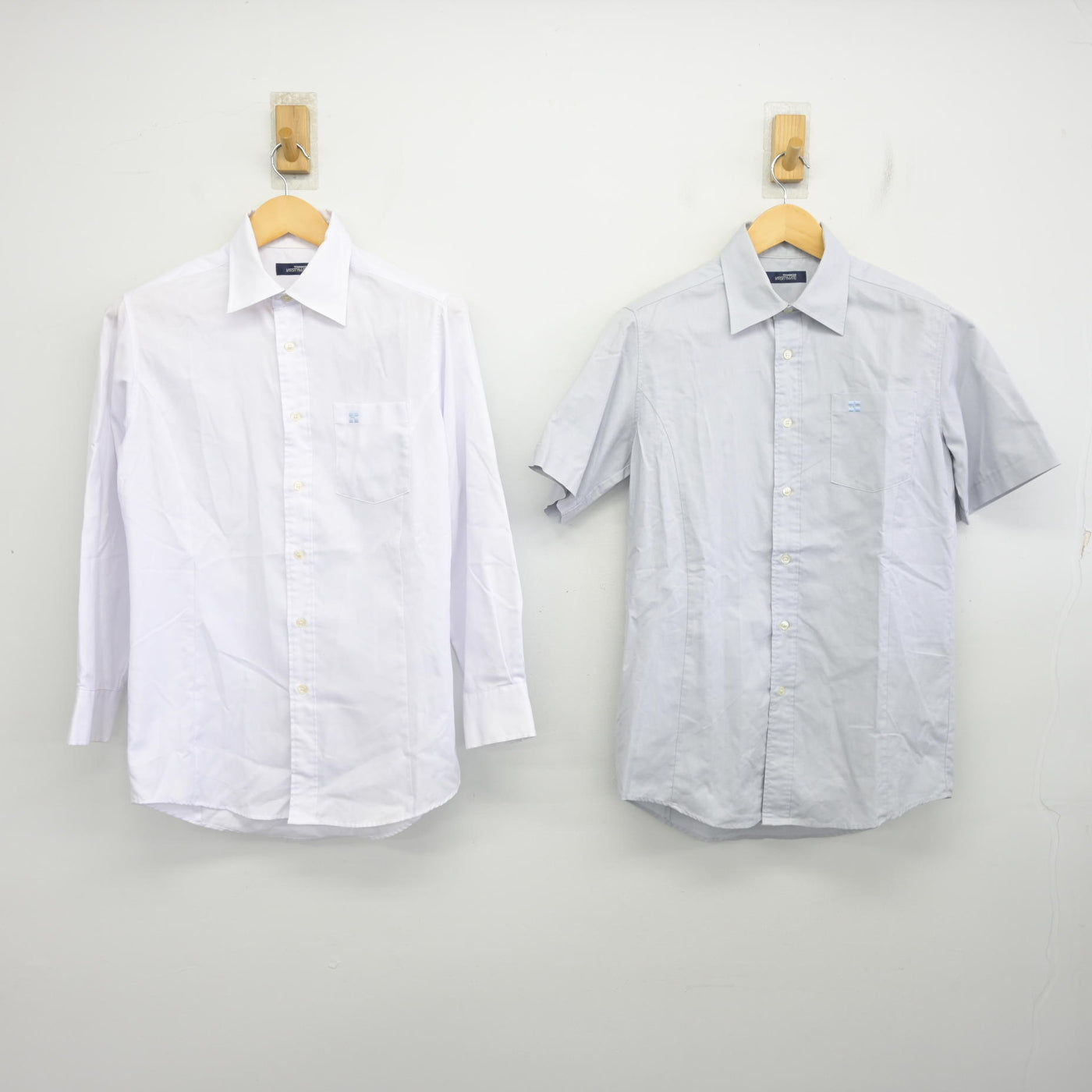 【中古】東京都 かえつ有明中・高等学校 男子制服 2点 (シャツ・シャツ) sf098345