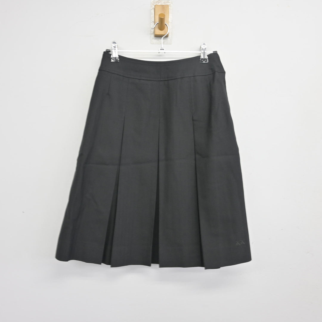 中古】三重県 桑名北高等学校 女子制服 2点 (スカート・スカート