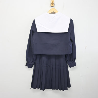【中古】三重県 多度中学校 女子制服 3点 (セーラー服・スカート) sf098349