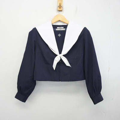 【中古】三重県 多度中学校 女子制服 3点 (セーラー服・スカート) sf098349