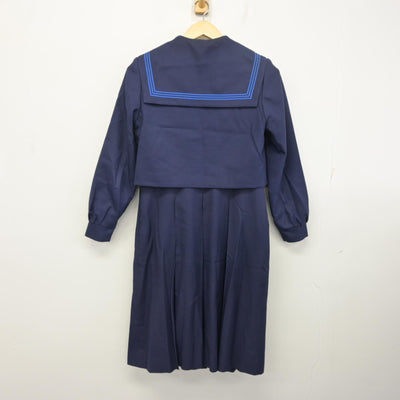 【中古】福岡県 香住丘高等学校 女子制服 3点 (セーラー服・ジャンパースカート) sf098351