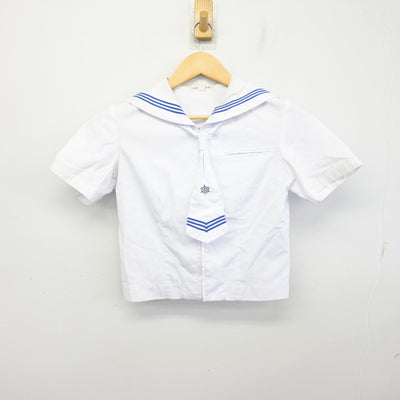 【中古】福岡県 香住丘高等学校 女子制服 3点 (セーラー服・スカート) sf098352