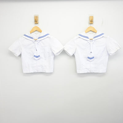 【中古】福岡県 香住丘高等学校 女子制服 4点 (セーラー服) sf098353