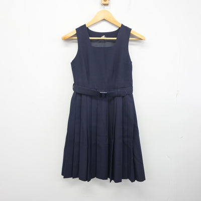 【中古】兵庫県 鳴尾中学校 女子制服 3点 (セーラー服・ジャンパースカート) sf098356