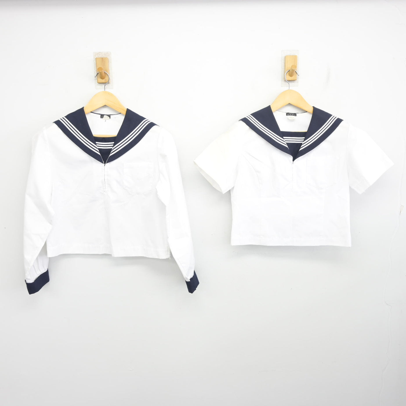 【中古】北海道 江別第三中学校 女子制服 2点 (セーラー服・セーラー服) sf098401