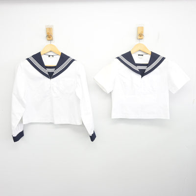 【中古】北海道 江別第三中学校 女子制服 2点 (セーラー服・セーラー服) sf098401