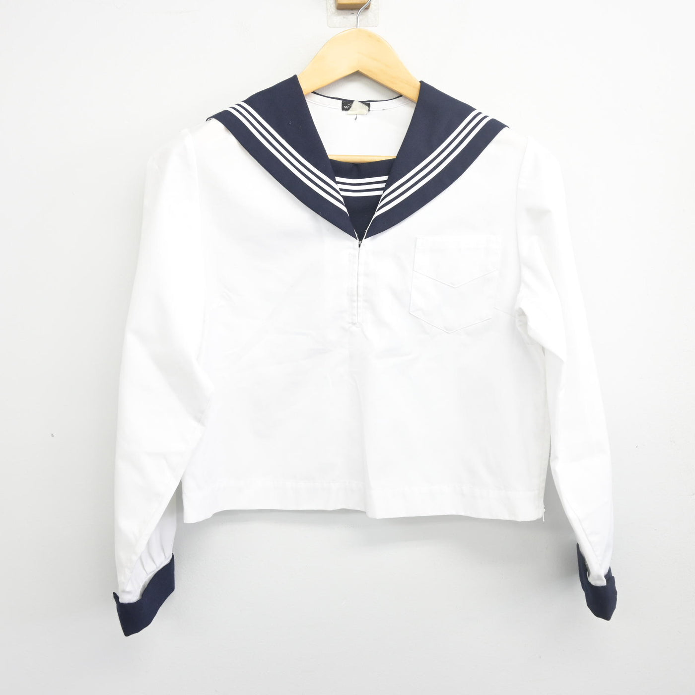 【中古】北海道 江別第三中学校 女子制服 2点 (セーラー服・セーラー服) sf098401