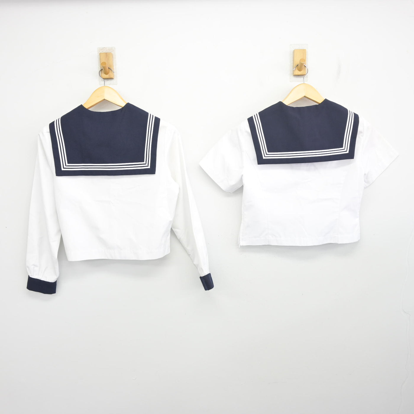 【中古】北海道 江別第三中学校 女子制服 2点 (セーラー服・セーラー服) sf098401