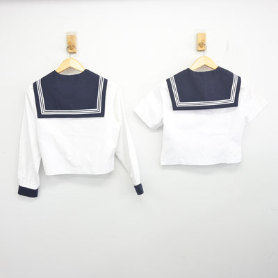 【中古】北海道 江別第三中学校 女子制服 2点 (セーラー服・セーラー服) sf098401