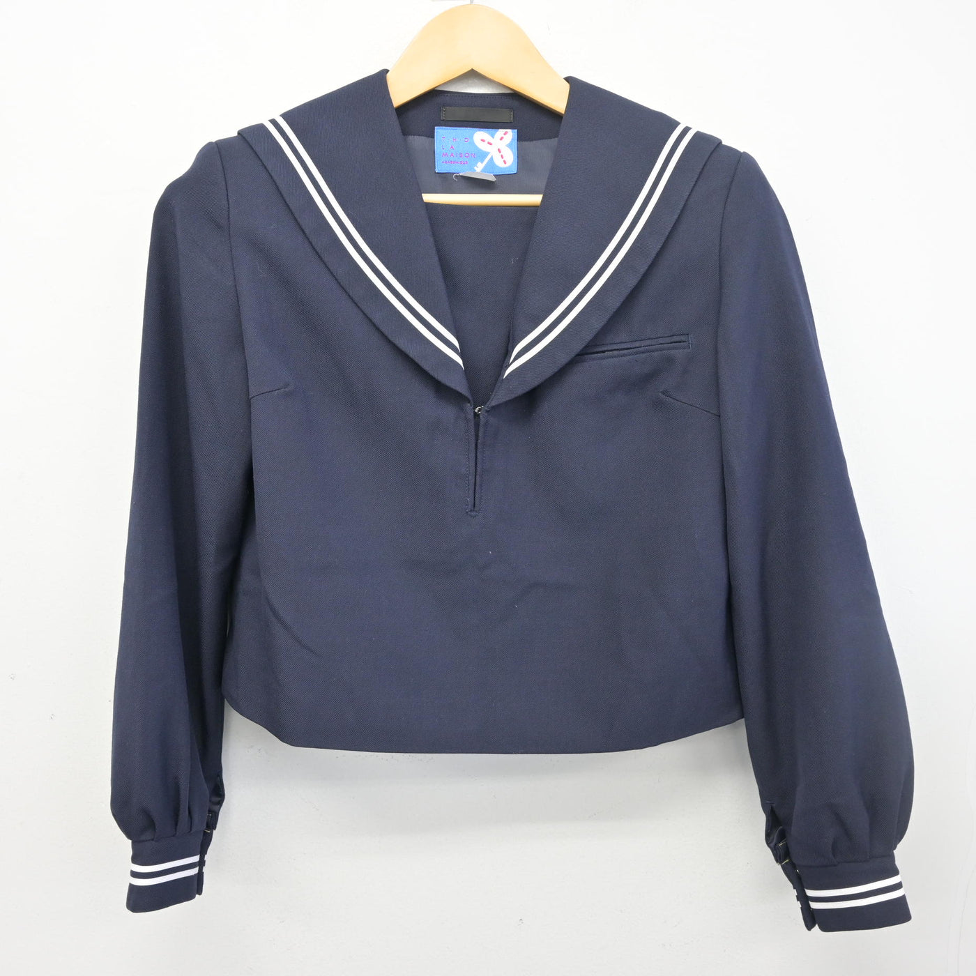 【中古】秋田県 花輪高等学校 女子制服 2点 (セーラー服・スカート) sf098421